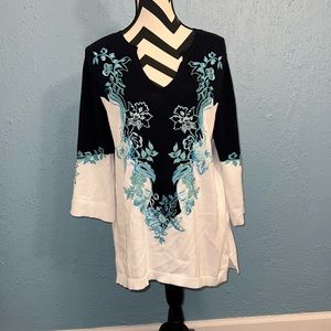 Chicos embroidered blouse